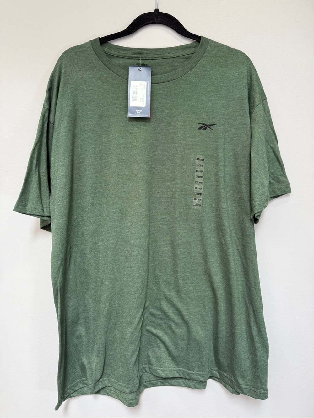 Reebok Olive Green Short Sleeve Athletic Tee